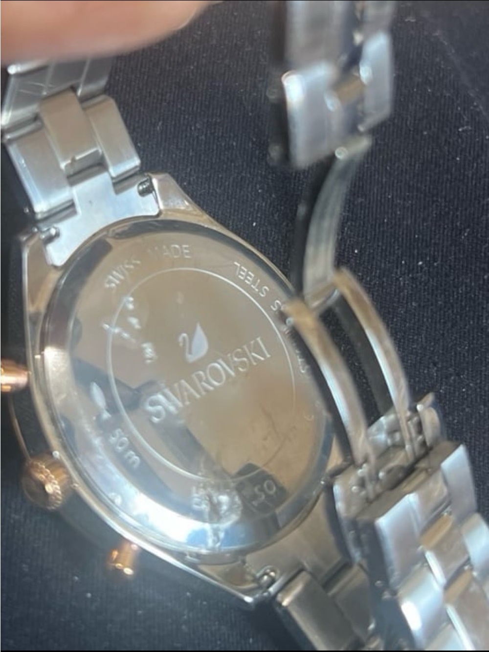 Swarovski Octea Lux Sport watch Swiss Made, Metal bracelet, Silver tone verified - Picture 6 of 13